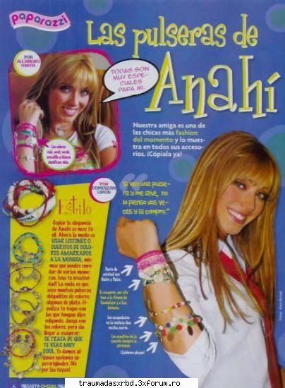 Bratarile lui Anahi - maria_rbd - Anahi